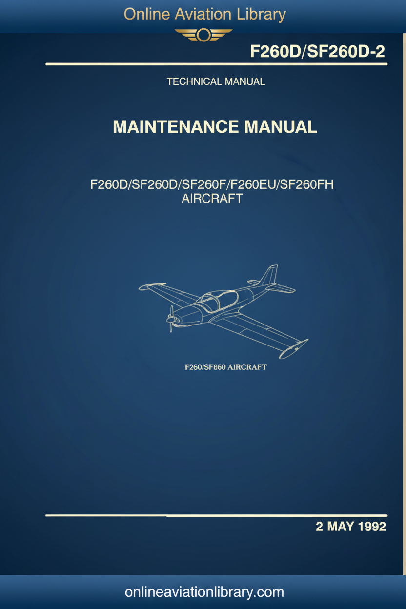 F260D/SF260D-2 Cover Page
