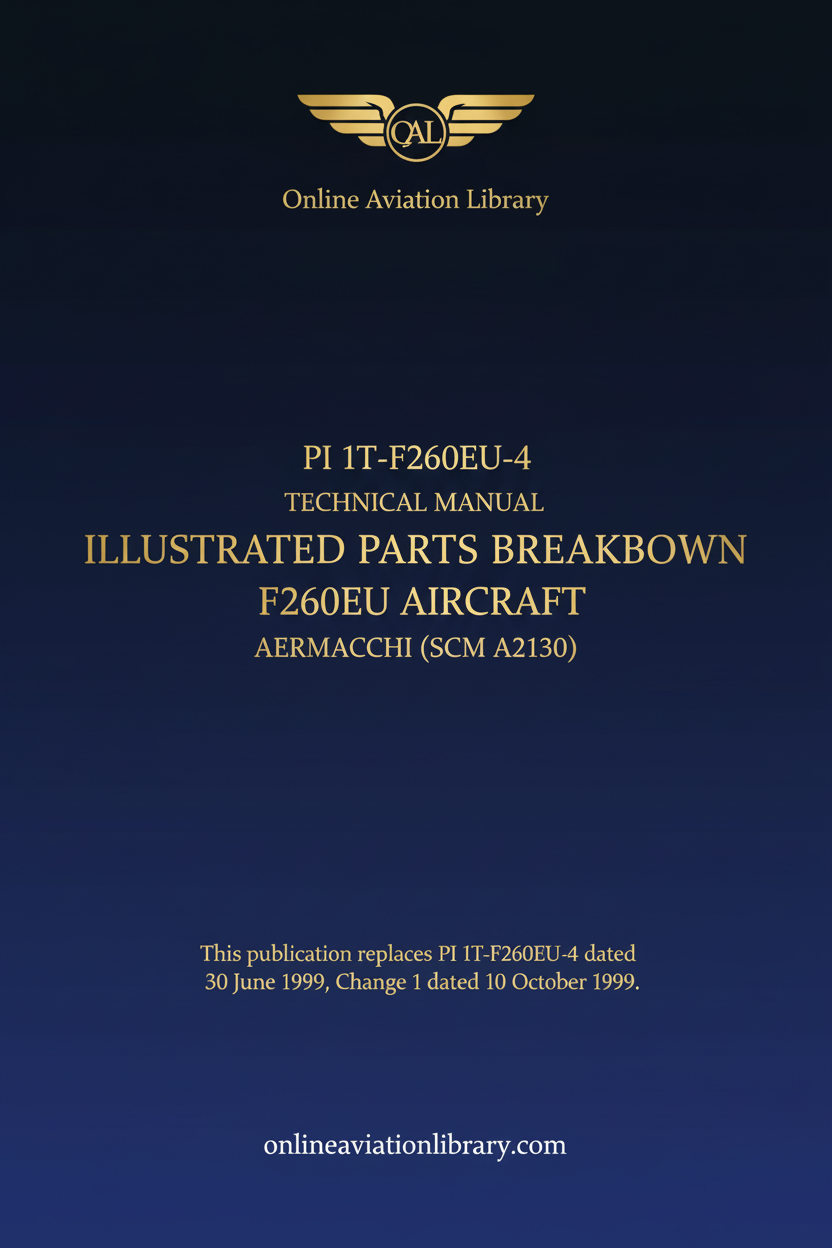 F260EU Illustrated Parts Breakdown Cover