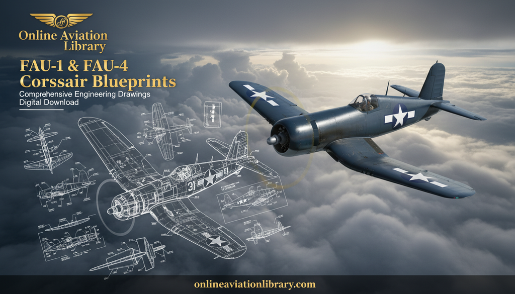 F4U Corsair Blueprints Banner 3