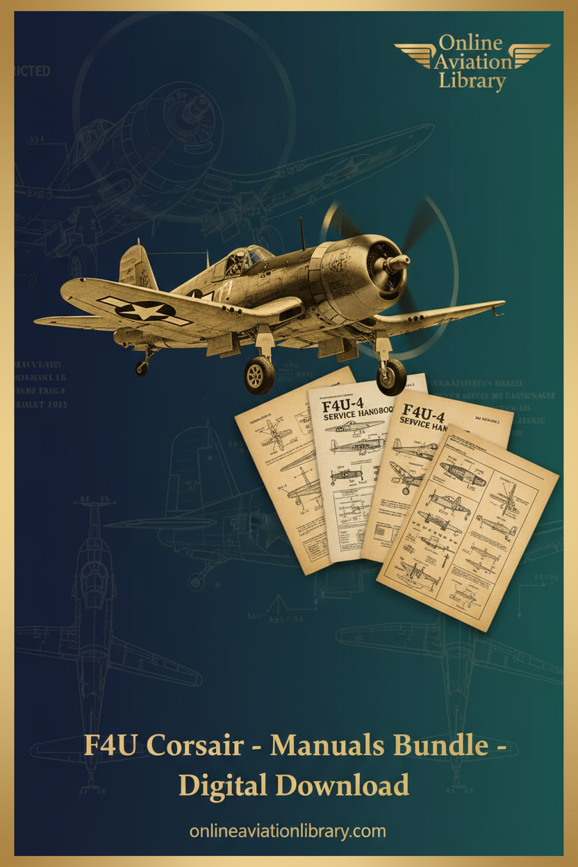 F4U Corsair Manuals Bundle Banner