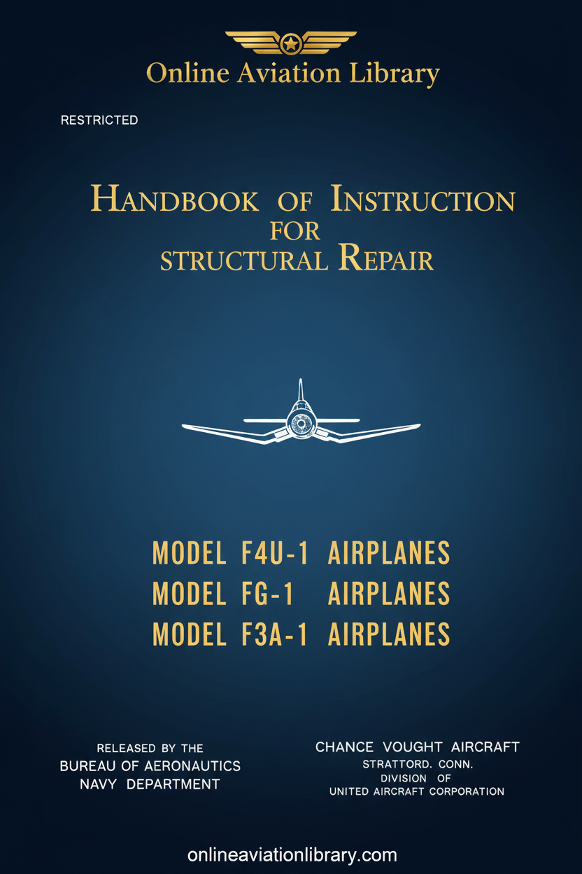 F4U Corsair Structural Repair Handbook Cover