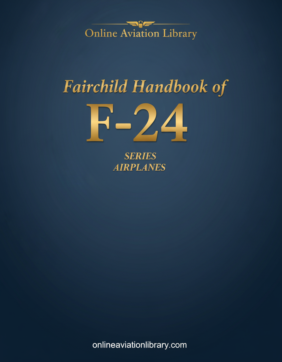Fairchild F-24 Handbook Cover Page