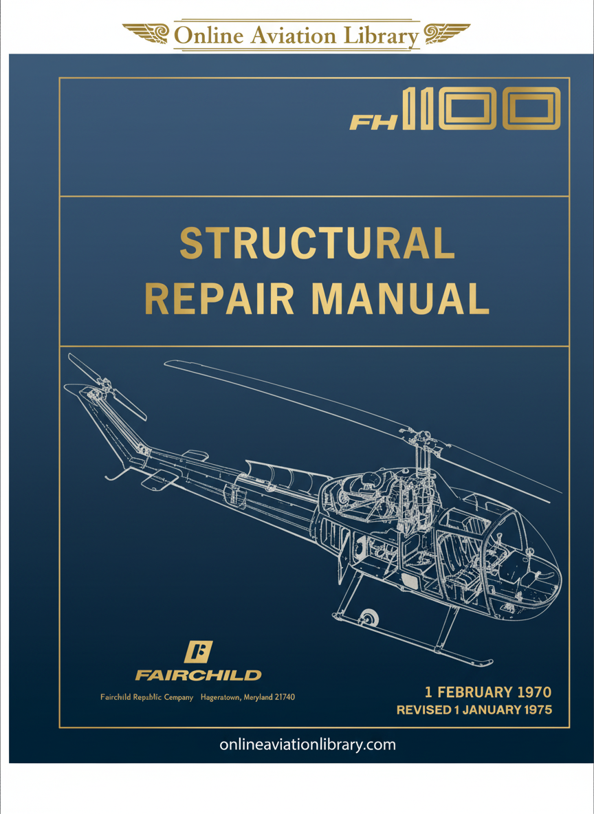 Fairchild FH-1100 Structural Repair Manual Cover Page