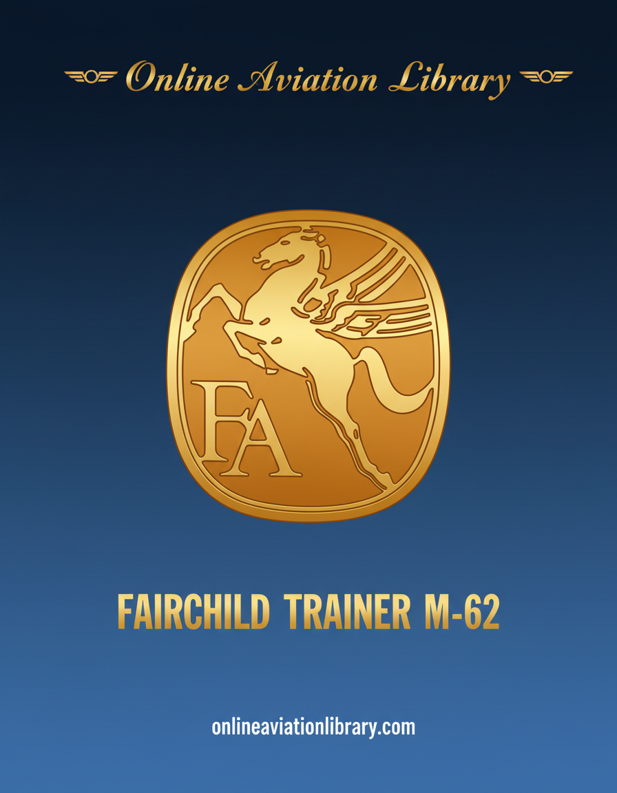 Fairchild Trainer M-62 Cover Page