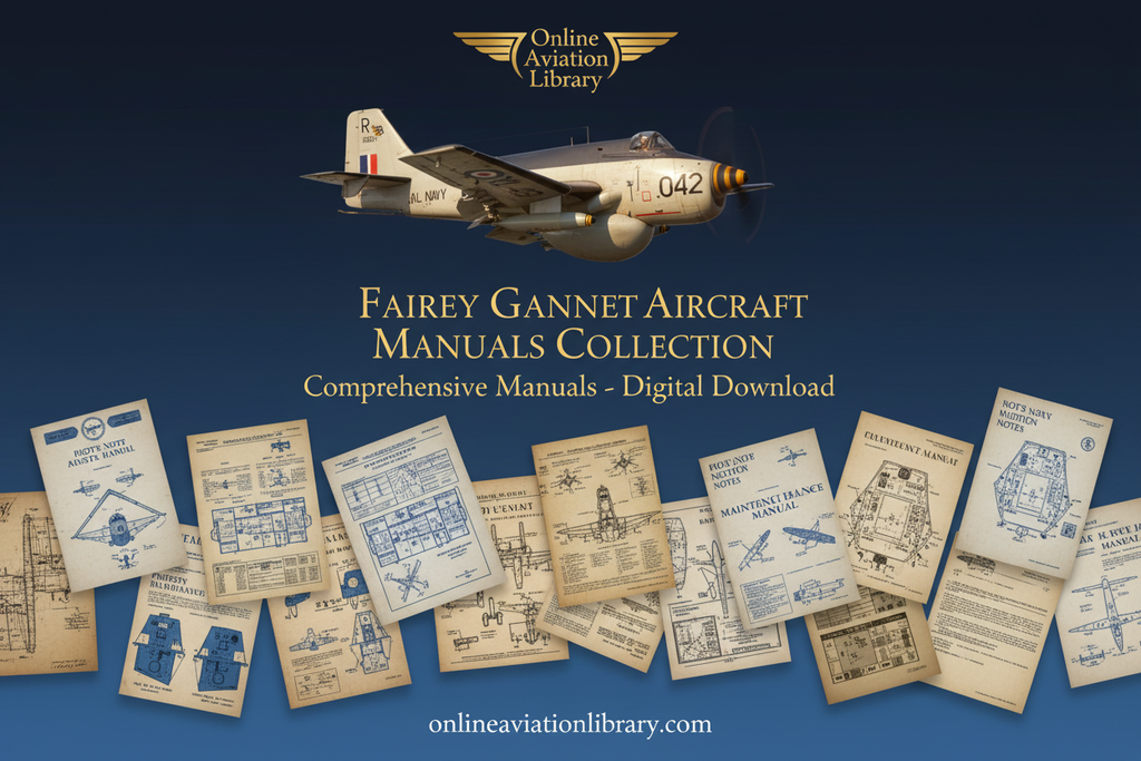 Fairey Gannet Aircraft Manuals Collection Banner