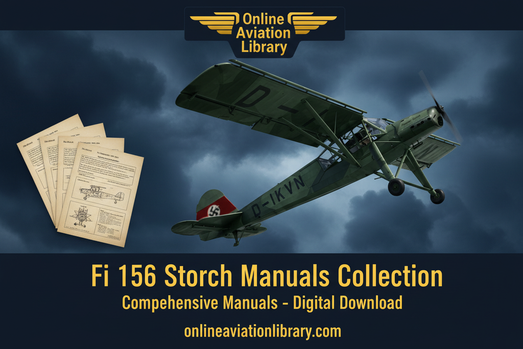 Fi 156 Storch LB4 Banner - High Contrast