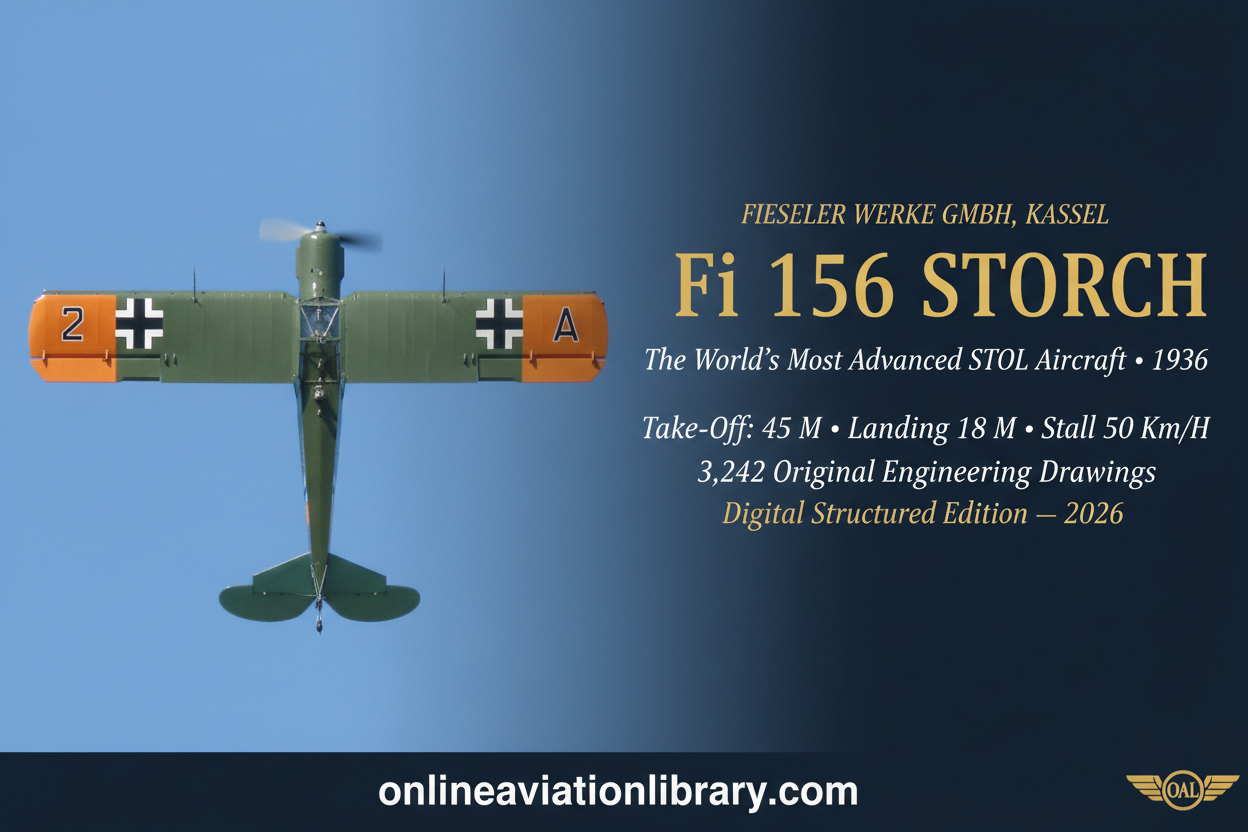 Fi 156 Storch — Overhead STOL Data Banner