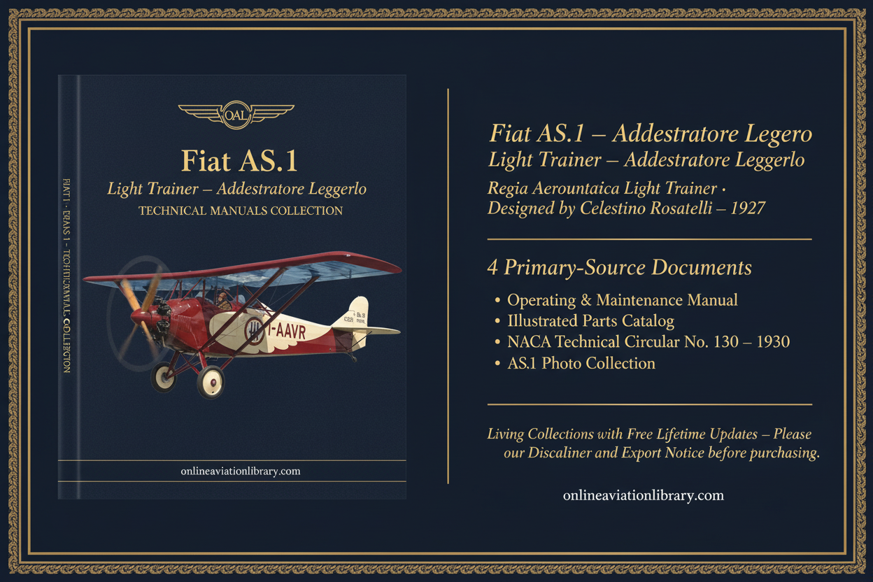 Fiat AS.1 — Double-Spread Mockup