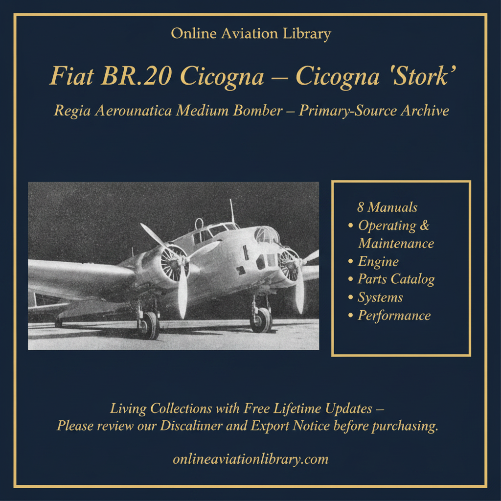 Fiat BR.20 Cicogna — Square Impact Banner