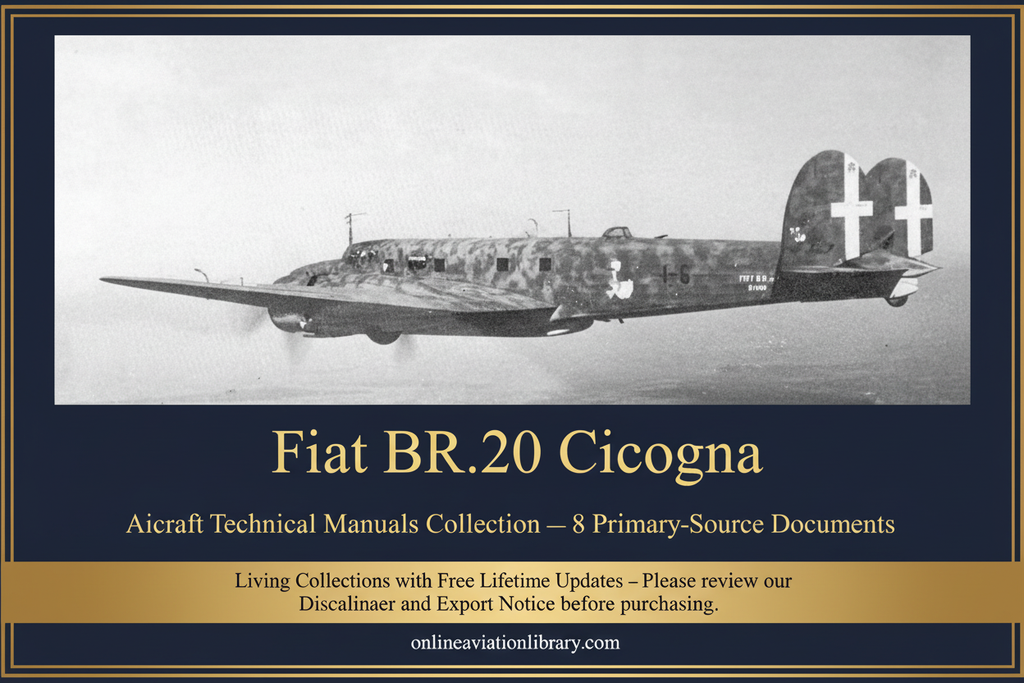Fiat BR.20 Cicogna — Wide Leaderboard Banner