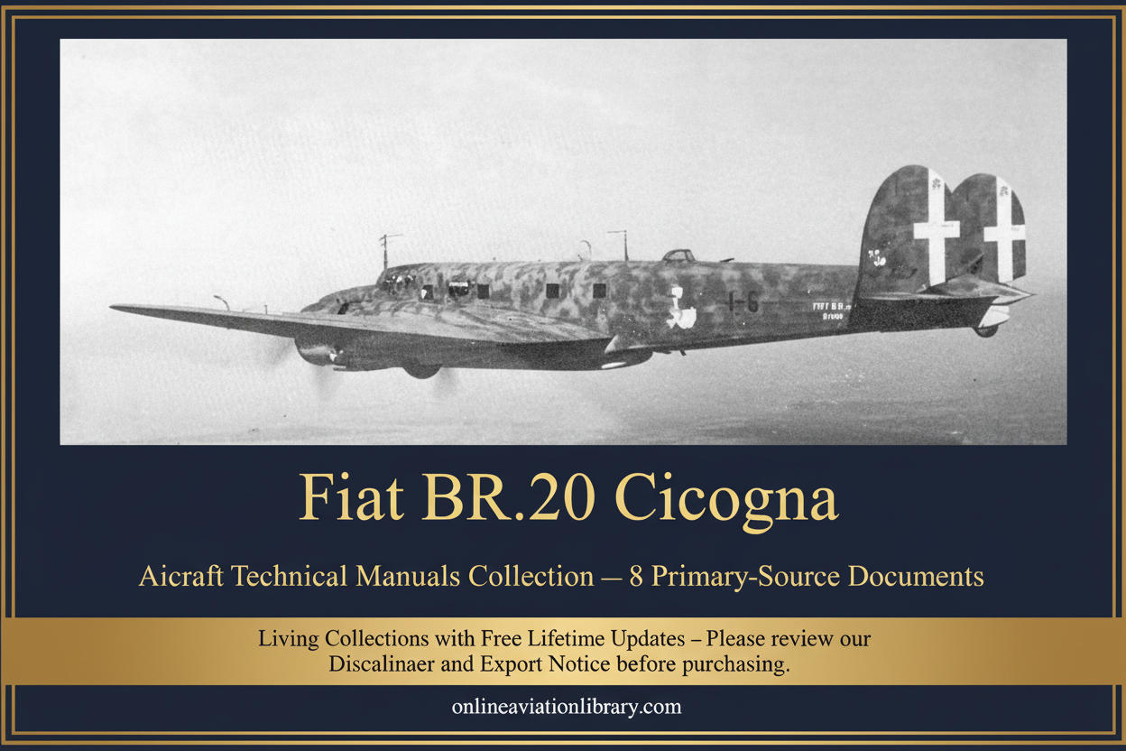Fiat BR.20 Cicogna — Wide Leaderboard Banner