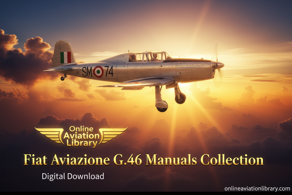 Fiat G.46 Cinematic Sunset