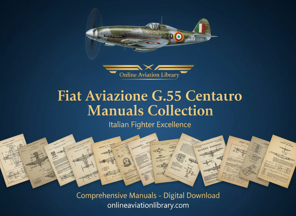 Fiat G.55 Centauro Vertical Banner