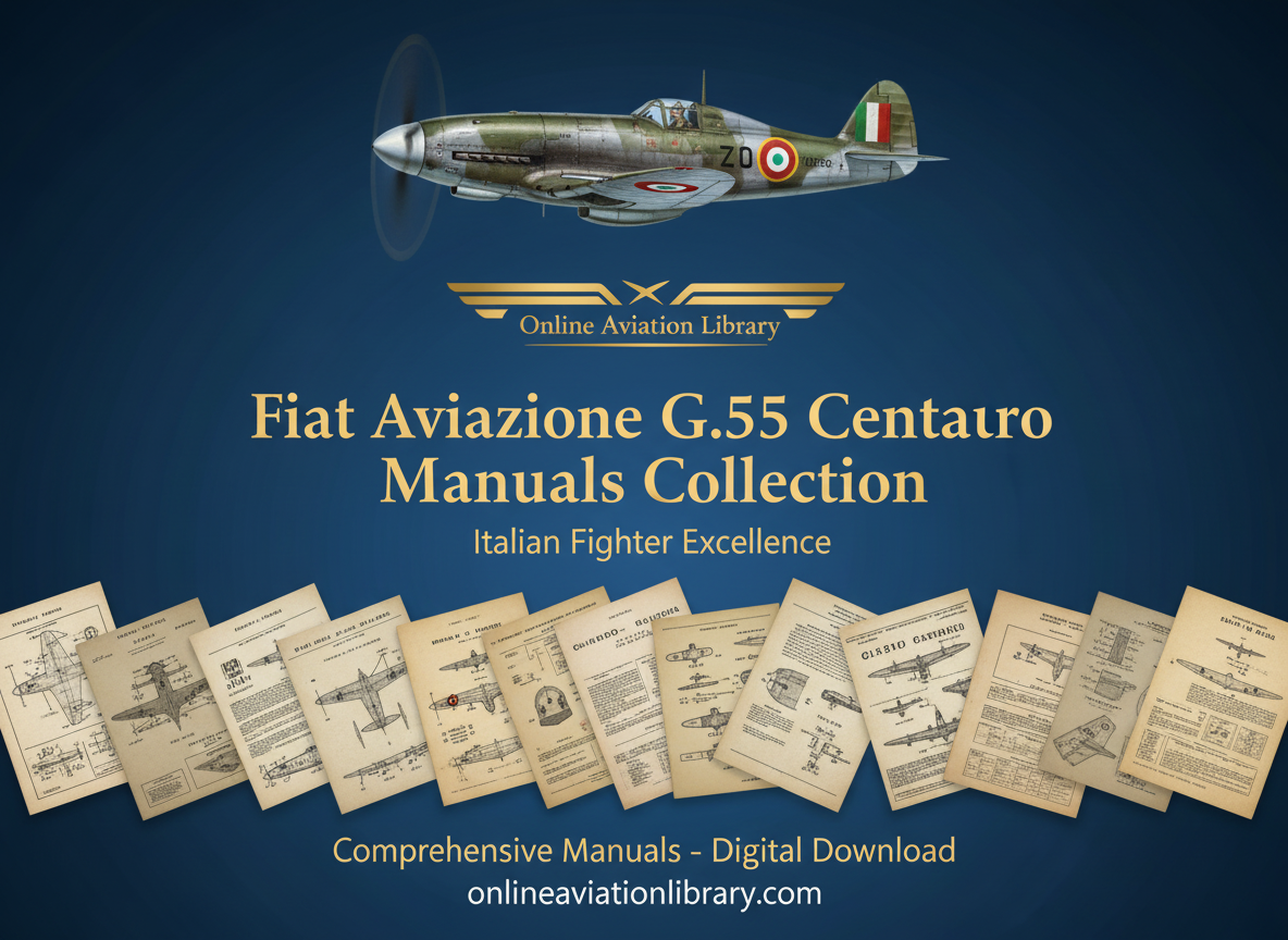 Fiat G.55 Centauro Vertical Banner