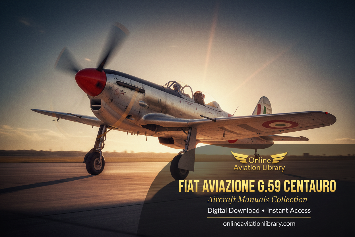 Fiat G.59 Centauro Cinematic Facebook Banner