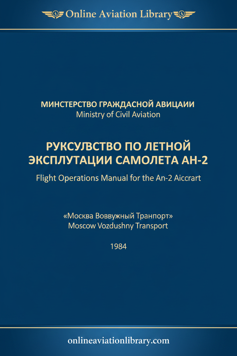 Flight Operations Manual An-2 1984