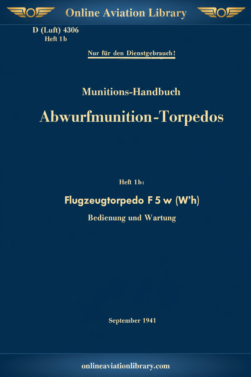 Flugzeugtorpedo F5w Cover