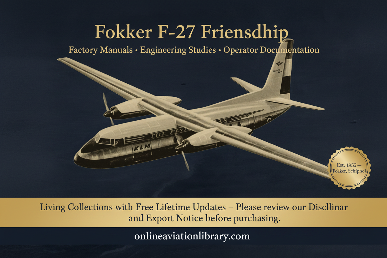 Fokker F-27 KLM Heritage Banner