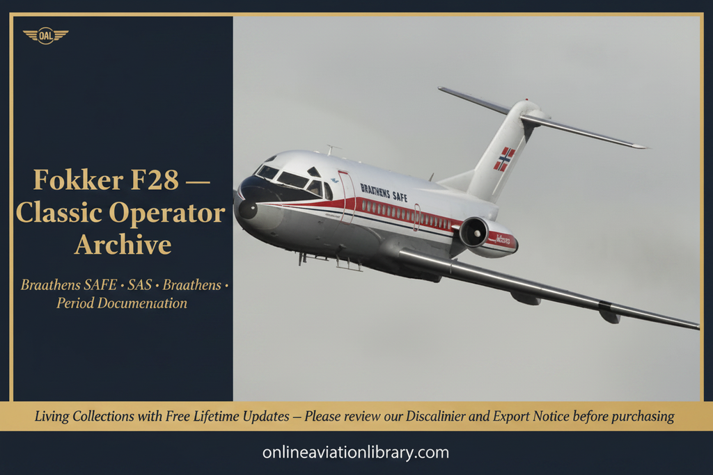 Fokker F28 Banner — Braathens SAFE