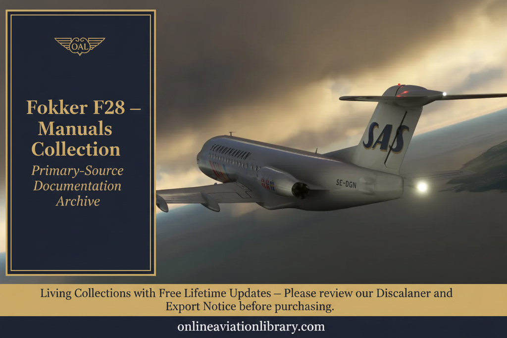 Fokker F28 Banner — SAS Stormy Sky