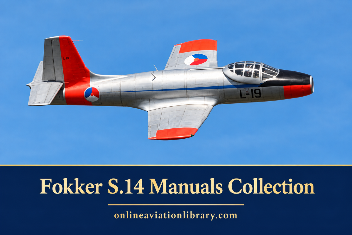 Fokker S.14 Manuals Collection banner