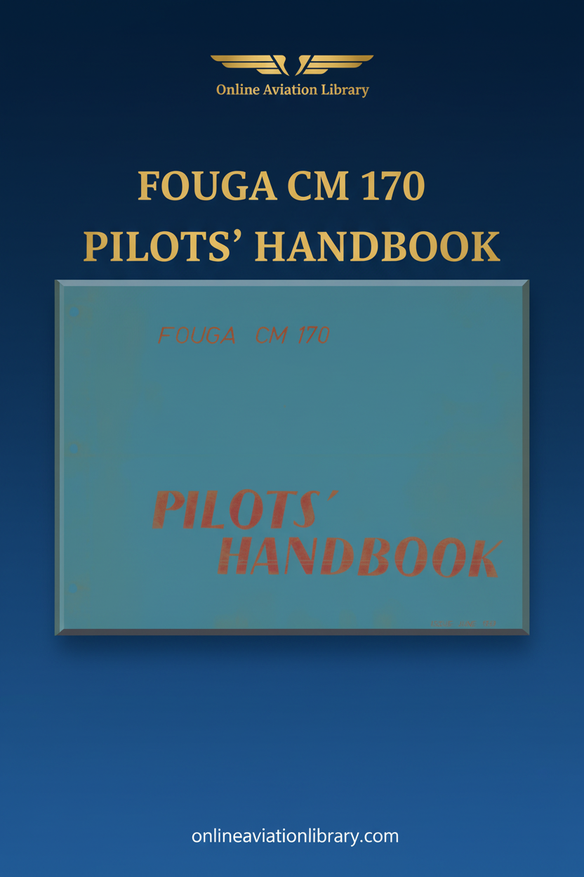 Fouga CM 170 Standard Cover Page