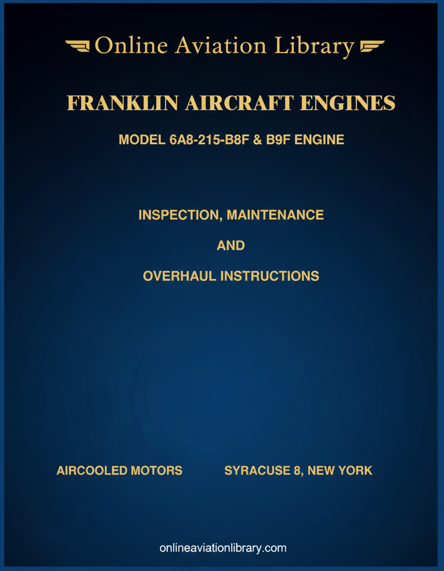 Franklin Aircraft Engines Manual Cover