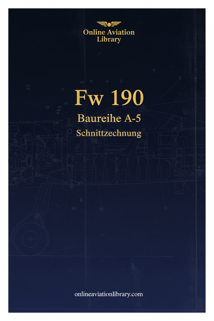 Fw 190 A-5 Schnittzeichnung Cover Page