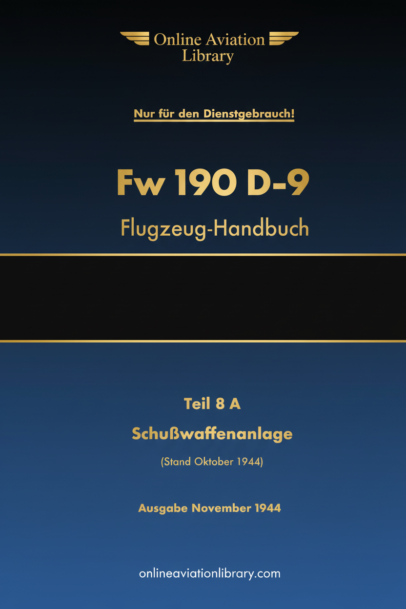 Fw 190 D-9 Teil 8A Cover Page