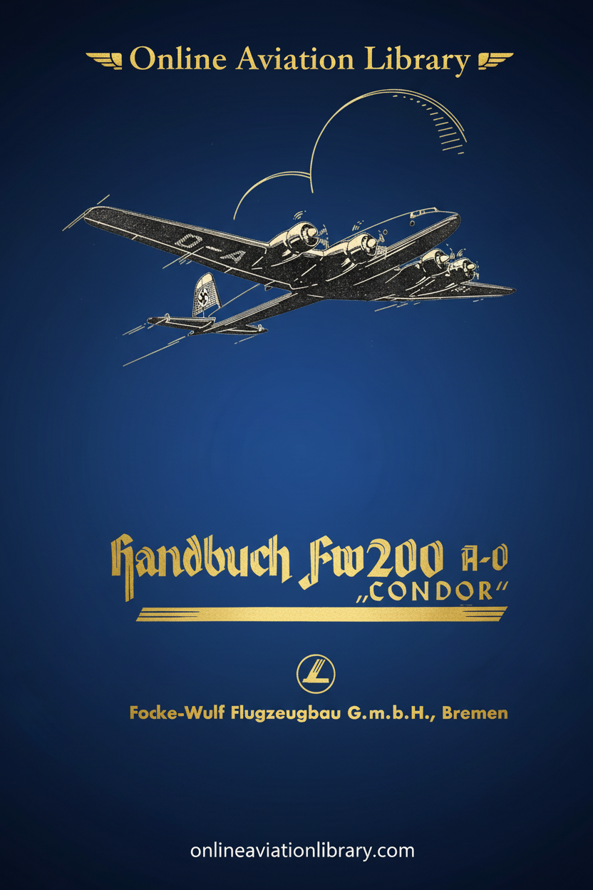 Fw 200 A-0 Condor Handbook Cover