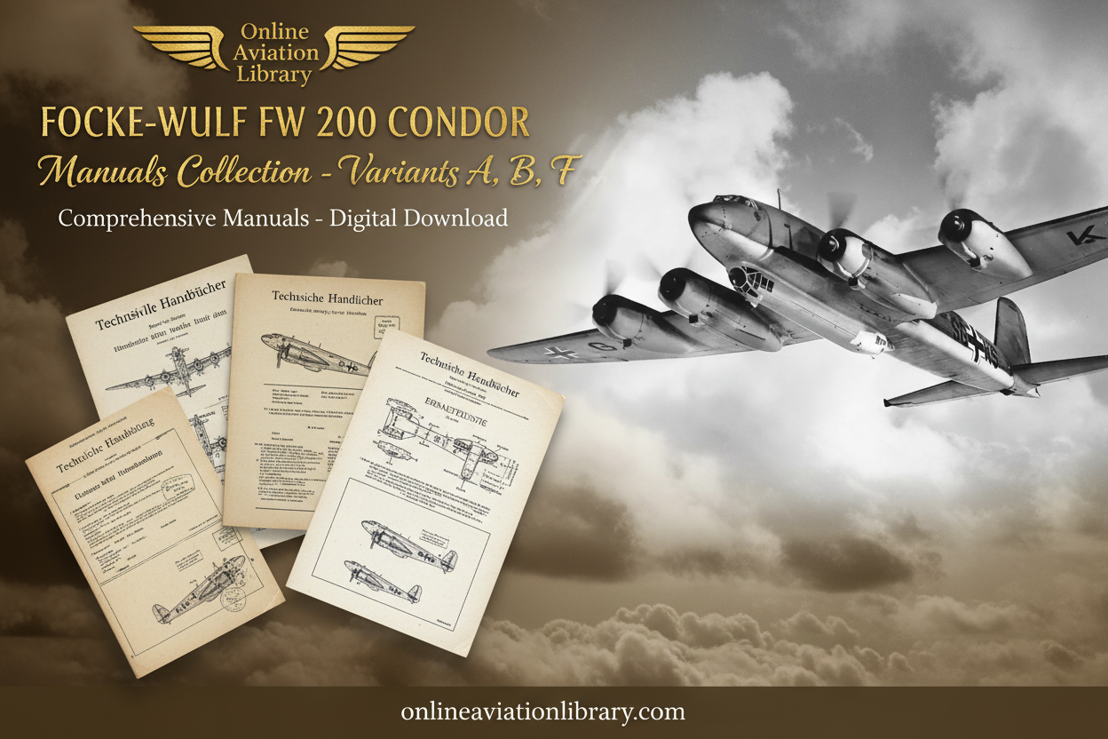 Fw 200 Condor LB4 Banner - Historical B&W