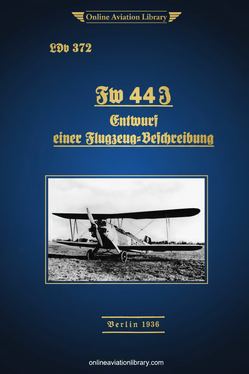 Fw 44 J LDv 372 Cover Page