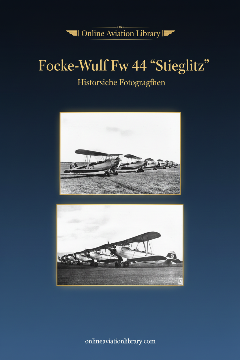 Fw 44 Stieglitz Fotos Cover Page