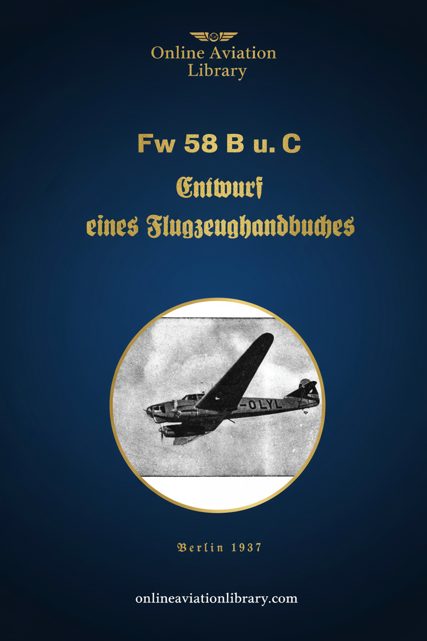 Fw 58 B u. C LDv 562 Cover Page