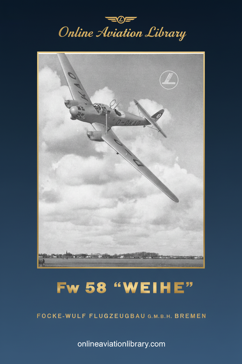 Fw 58 Weihe Werksprospekt Cover Page