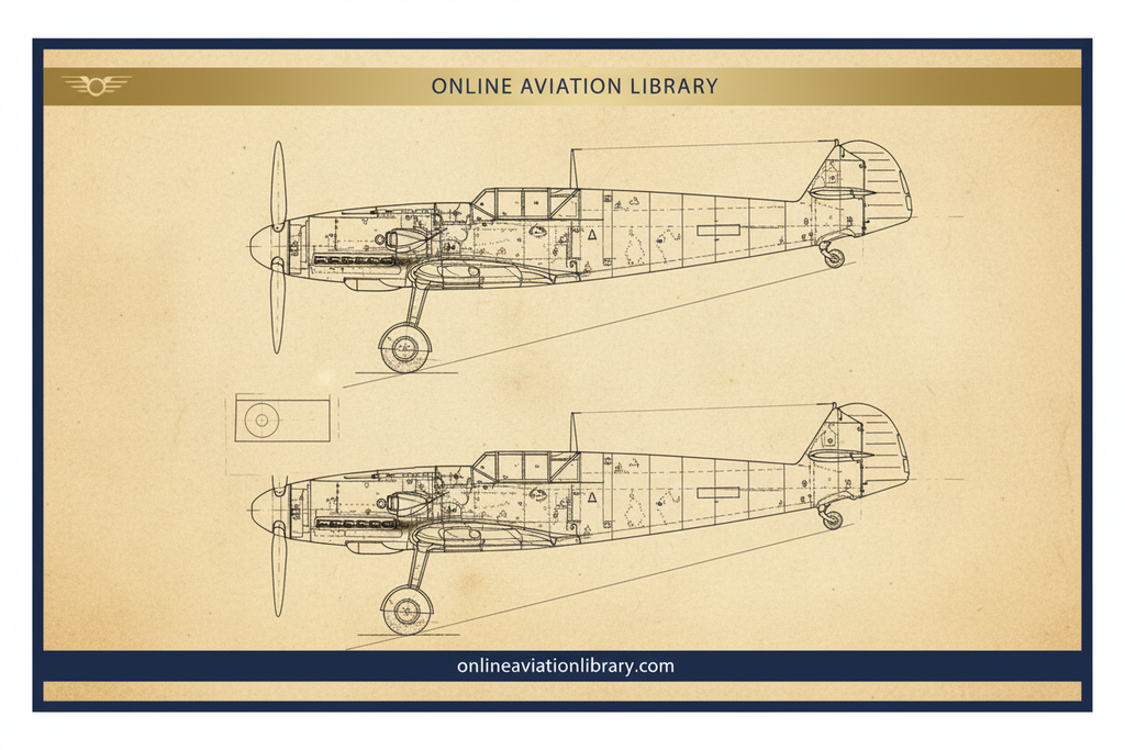 G-1 Three-View Parchment