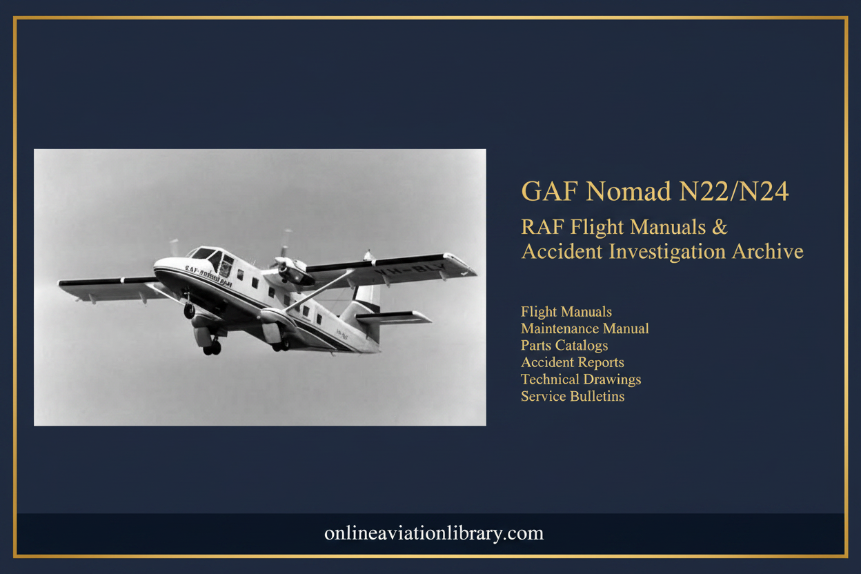 GAF Nomad N24A — Vintage B&W Archive Banner