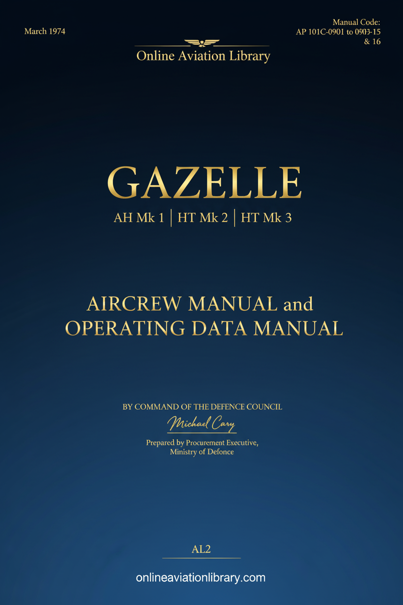 Gazelle Aircrew Manual Cover Page
