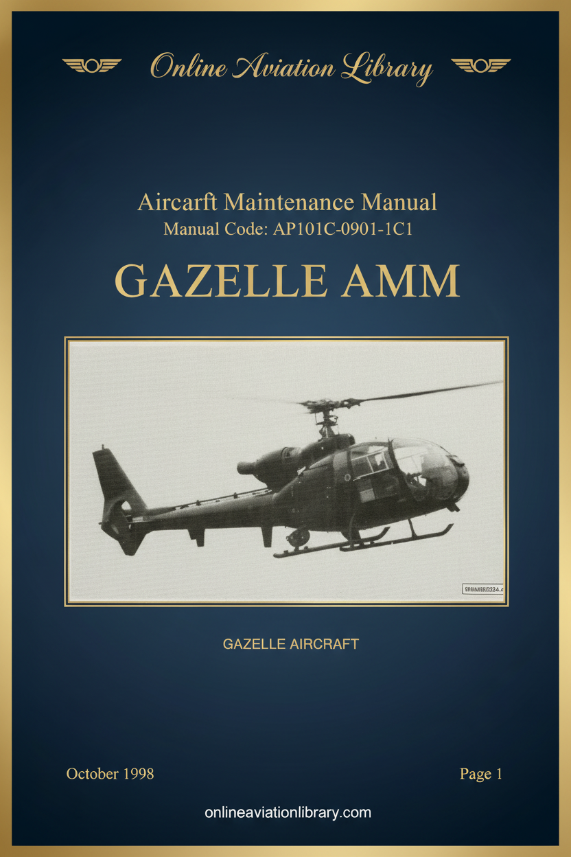 Gazelle AMM AP101C-0901-1C1 Cover Page