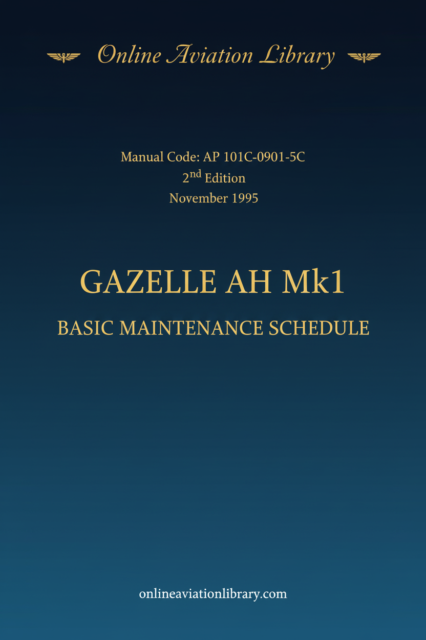 Gazelle Basic Maintenance Schedule Cover Page