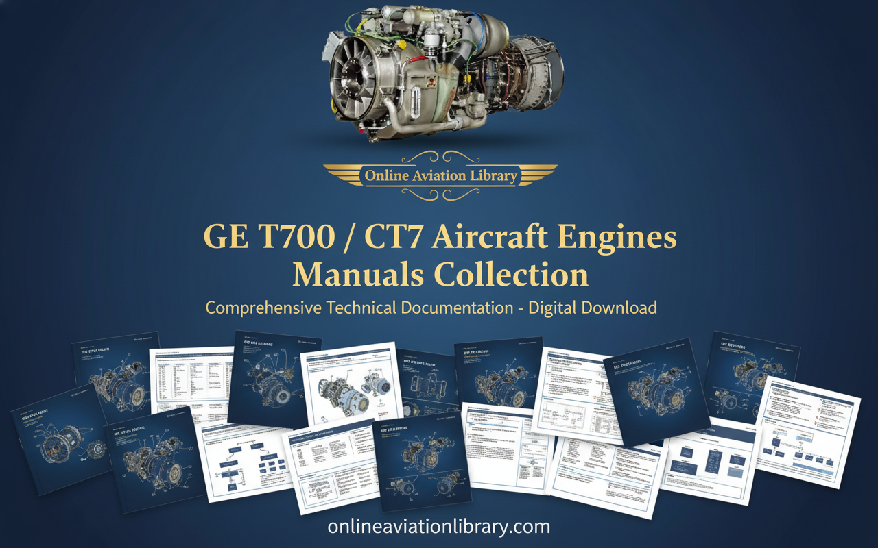 GE T700 CT7 Engines Banner with Real Engine