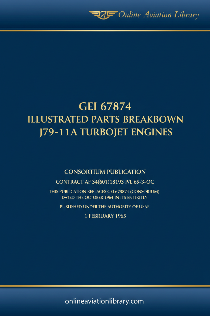 GEI 67874 J79-11A IPB Cover Page