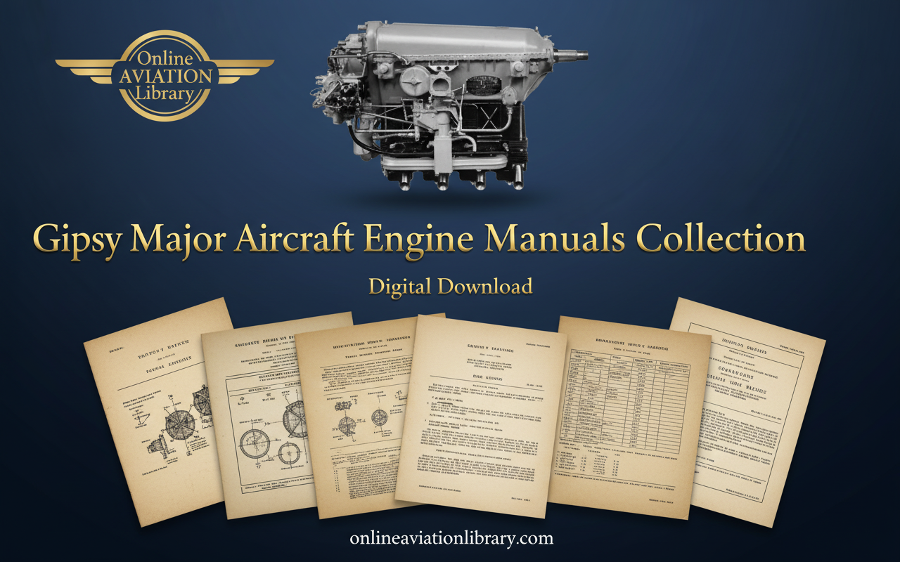 Gipsy Major Aircraft Engine Manuals Banner