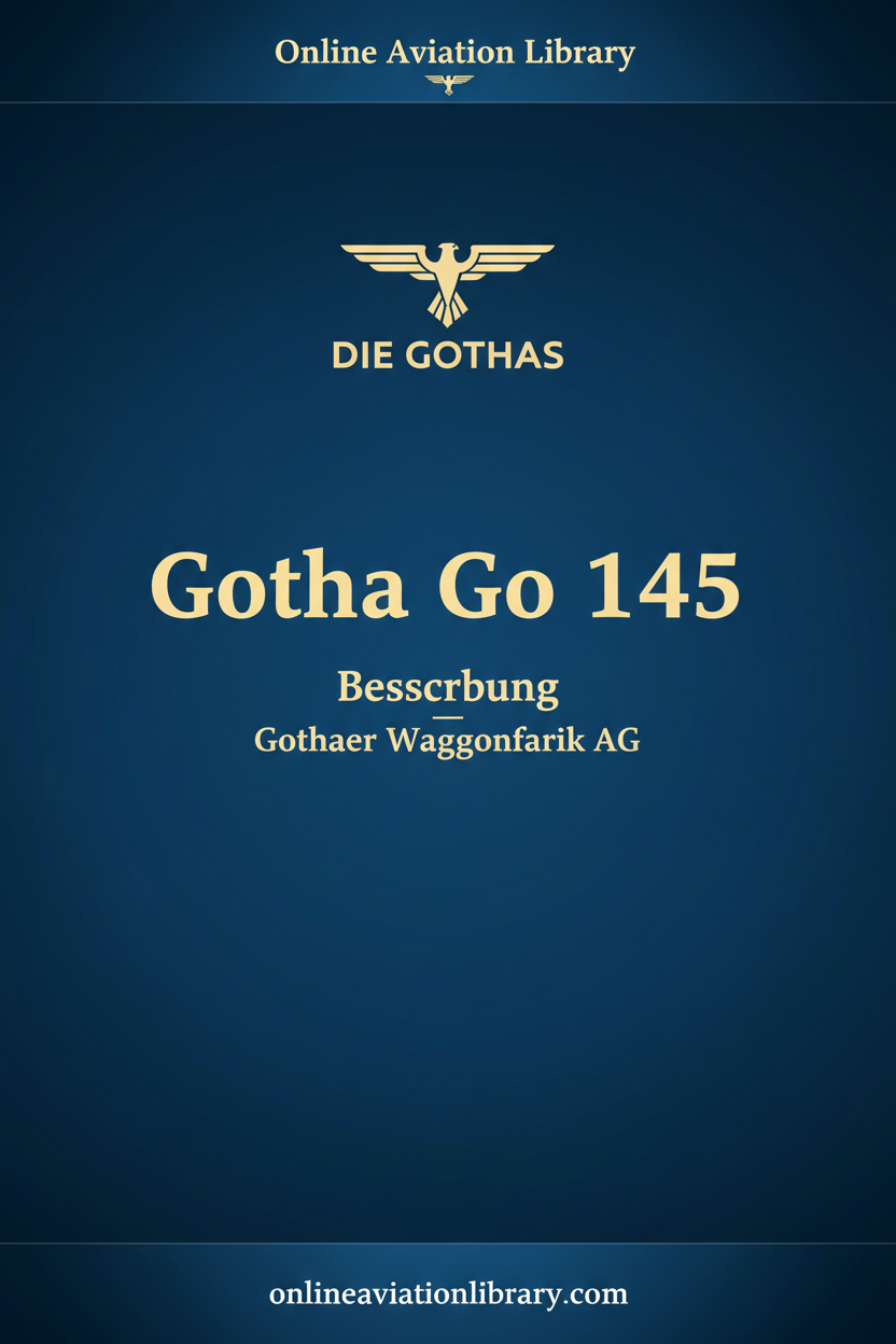 Gotha Go 145 Beschreibung