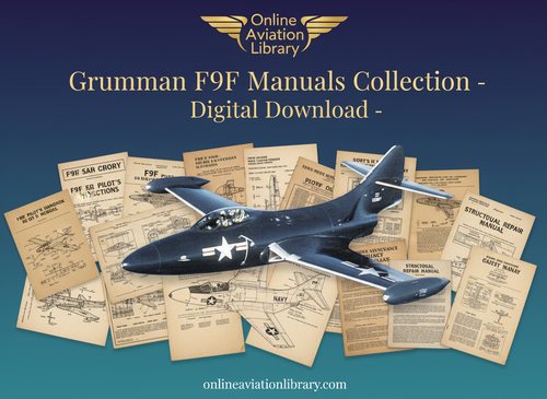 Grumman F9F Panther & Cougar Manuals - Comprehensive Technical