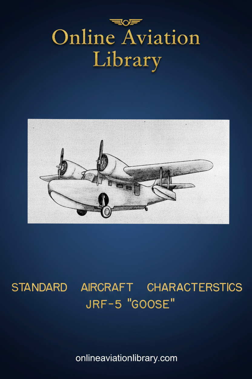 Grumman JRF-5 Goose Manual Cover