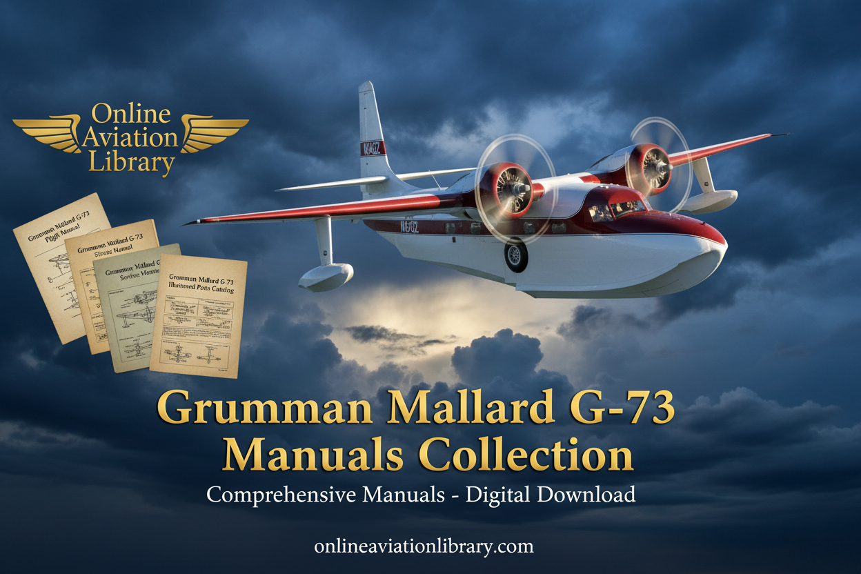 Grumman Mallard G-73 Manuals Collection LB4 Banner