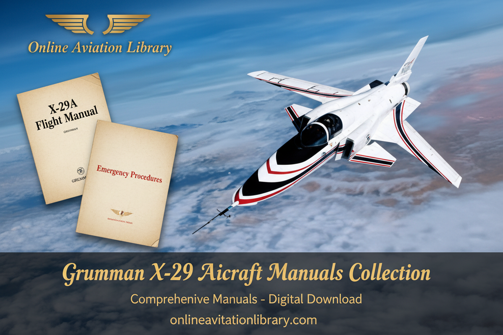 Grumman X-29 Aircraft Manuals Collection Banner