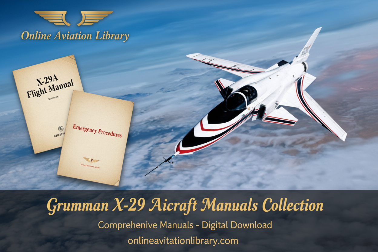 Grumman X-29 Aircraft Manuals Collection Banner