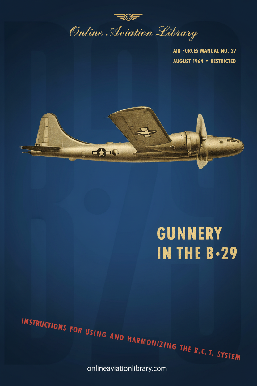 Gunnery in the B-29 Cover Page - Redesigned